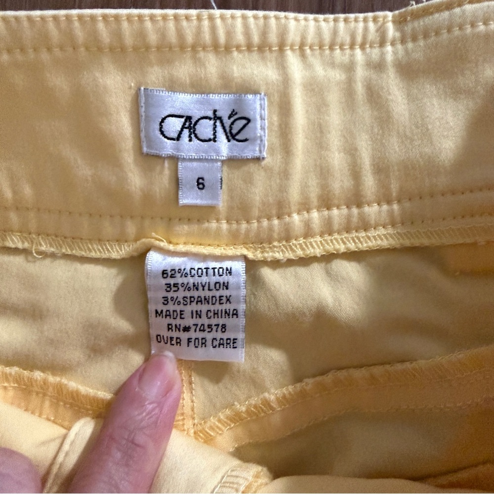 Cache Light Yellow Pants - Picture 3 of 5